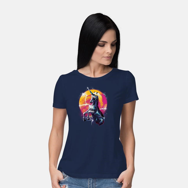 Rad Unicorn-womens basic tee-vp021