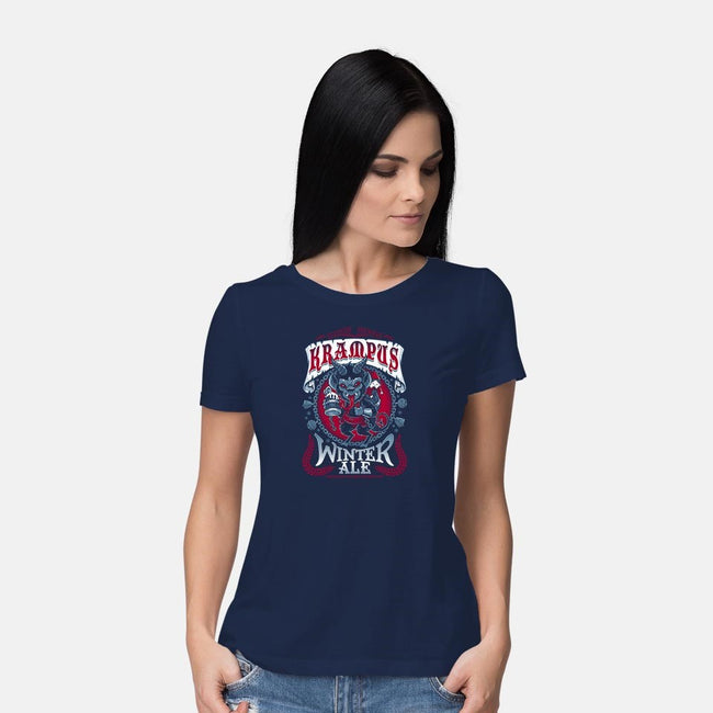 Krampus Winter Ale-womens basic tee-Nemons