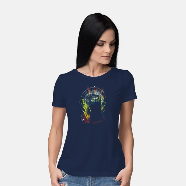 It's Bigger On The Inside-womens basic tee-kharmazero
