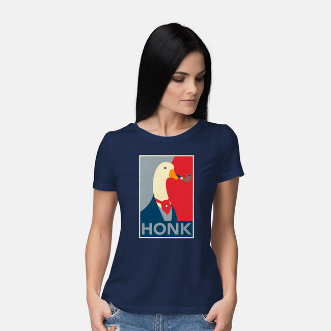 Honk 4 President-womens basic tee-zody