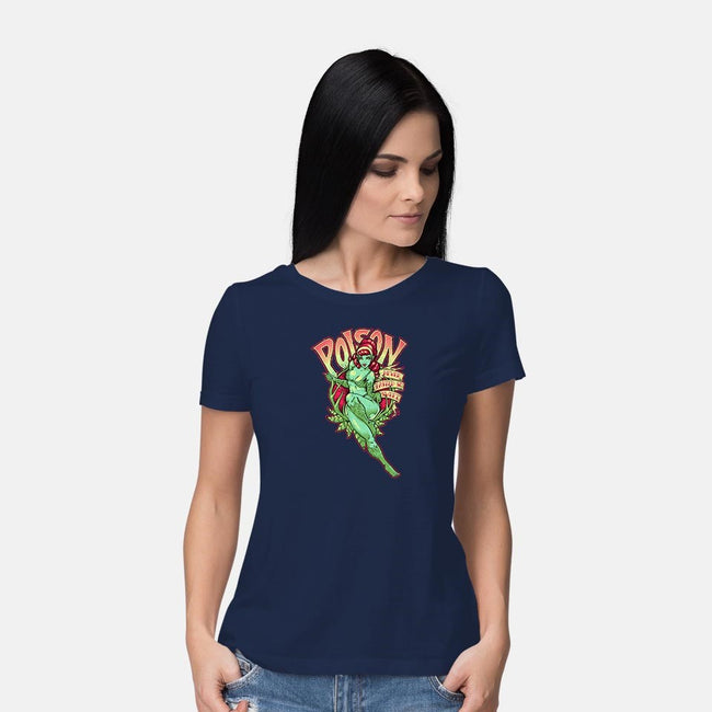 Poison Never Tasted So Sweet-womens basic tee-CupidsArt