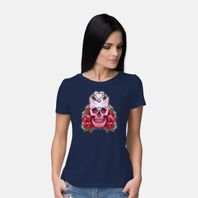 Killer Queen of Diamonds-womens basic tee-AutoSave