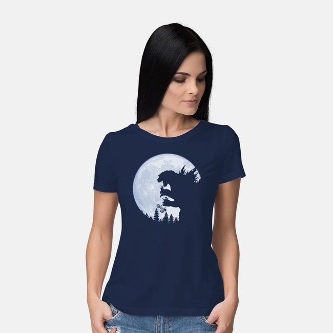 Shin Gojira-womens basic tee-maped