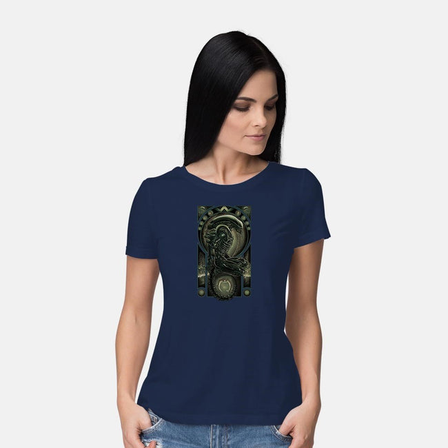 Parasite-womens basic tee-saqman