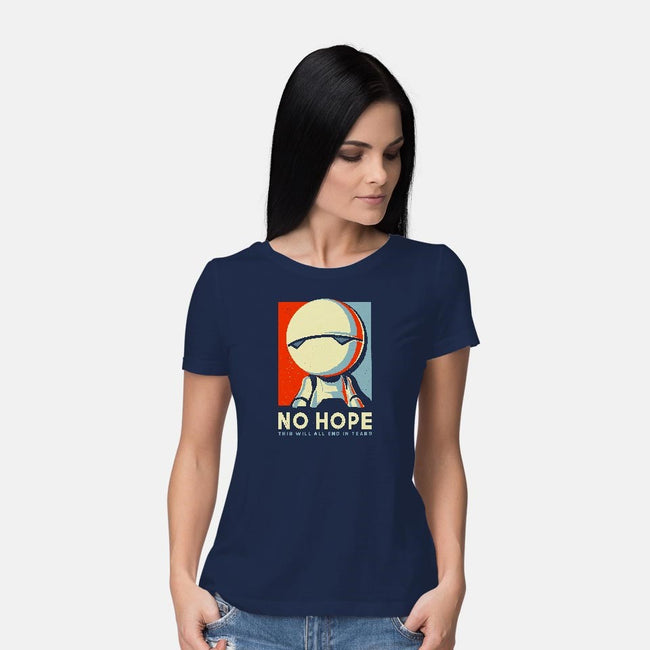 No Hope-womens basic tee-BlancaVidal