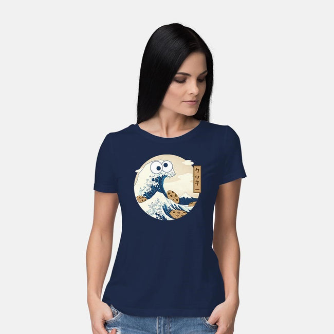 Cookiegawa Wave-womens basic tee-glassstaff