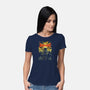 Great Grey Wolf Metal-womens basic tee-PeanutGolem