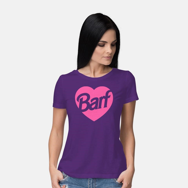 Barf-womens basic tee-dumbshirts
