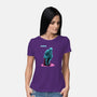 Blue Thinker-womens basic tee-teesgeex