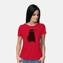 Kneel Human!-womens basic tee-kharmazero