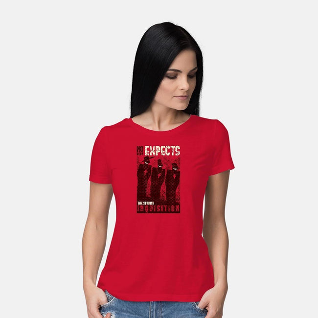Nobody Expects Them!-womens basic tee-queenmob