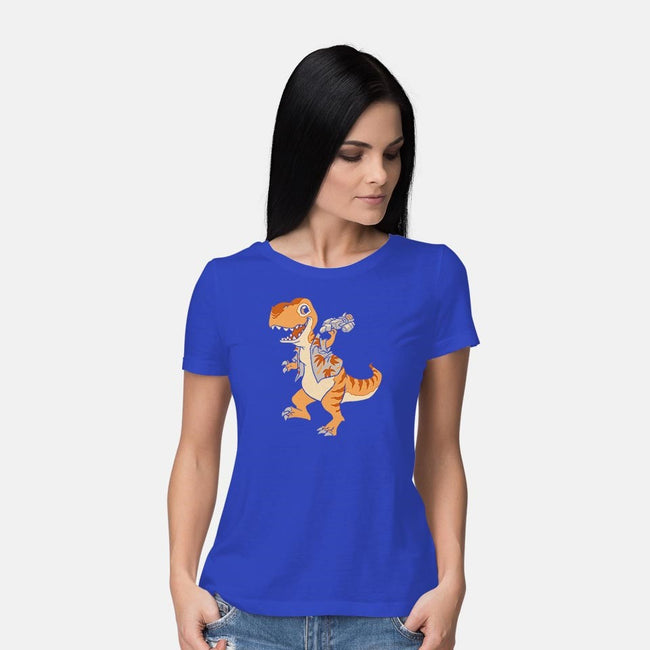 Just Keep Flying-womens basic tee-DoOomcat