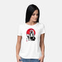 Wolf Girl Sumi-e-womens basic tee-DrMonekers