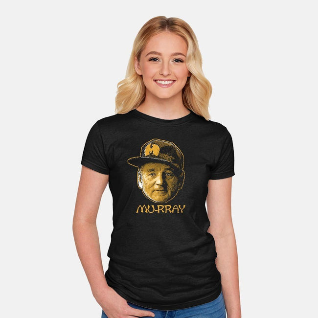 Mu-rray-womens fitted tee-Captain Ribman