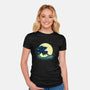 Goodnight Fury-womens fitted tee-RebelArt