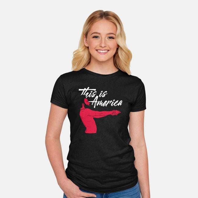 America It Is-womens fitted tee-zerobriant