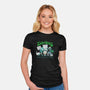 Zombie Rights-womens fitted tee-DoOomcat