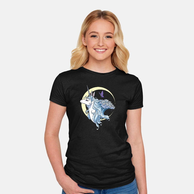 Old As The Sky, Old As The Moon-womens fitted tee-KatHaynes