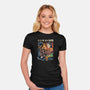 The Cat & The Koi-womens fitted tee-Ronin84