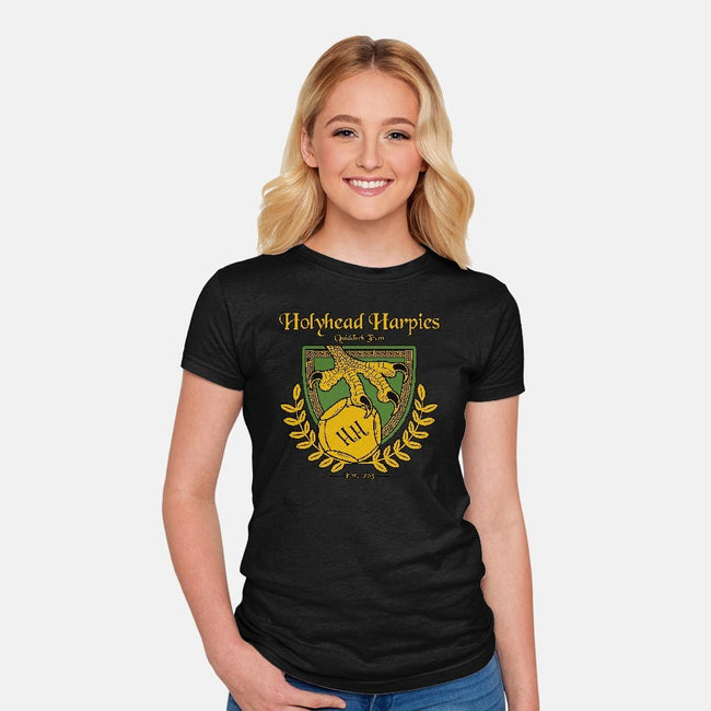 Holyhead Harpies-womens fitted tee-IceColdTea