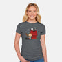Peanuts of the Dead-womens fitted tee-Boggs Nicolas