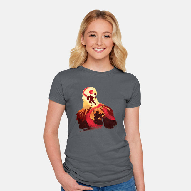 Adventure With My Father-womens fitted tee-hypertwenty