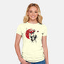 Red Sun Princess-womens fitted tee-ddjvigo
