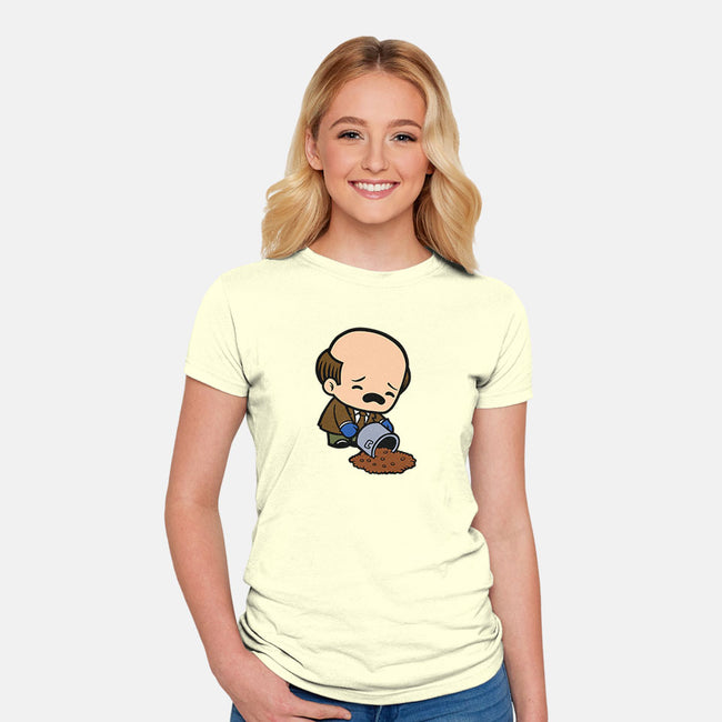 Chili Spilly-womens fitted tee-SuperEmoFriends