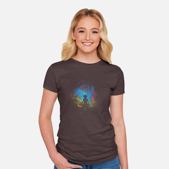 Kingdom Art-womens fitted tee-Donnie
