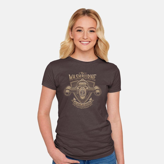 Washburne Flight Academy-womens fitted tee-adho1982