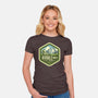 Hyrule Field National Park-womens fitted tee-chocopants