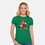 Christmas Nuts-womens fitted tee-Boggs Nicolas