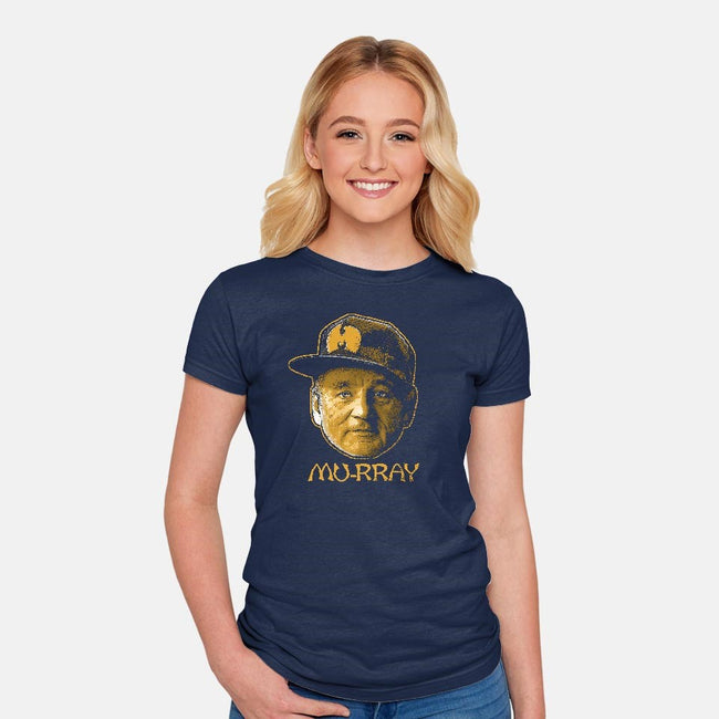 Mu-rray-womens fitted tee-Captain Ribman