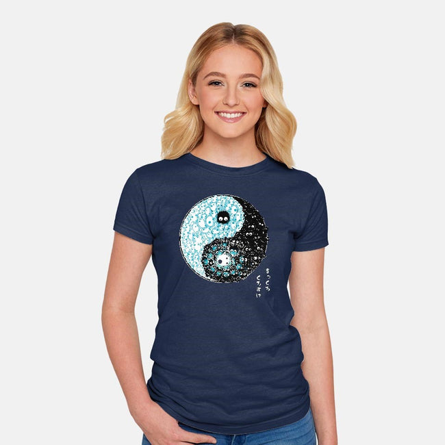 Dancing Forces-womens fitted tee-Harantula