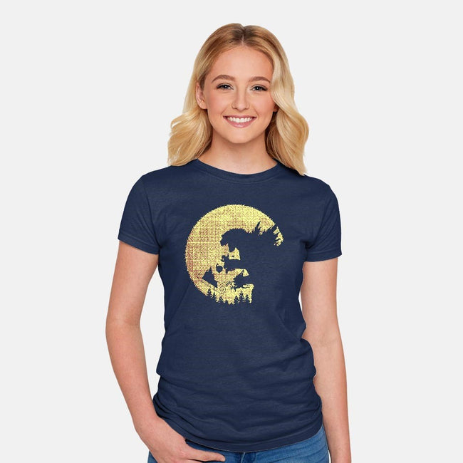 Noh! Noh! Noh!-womens fitted tee-maped