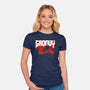 Groovy and Doomy-womens fitted tee-Manoss1995