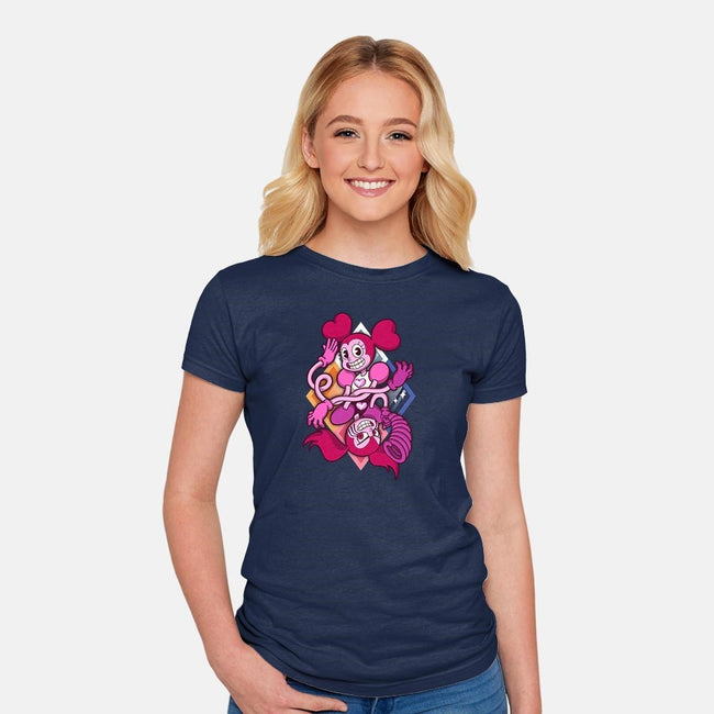 Your New Best Friend-womens fitted tee-Ursulalopez