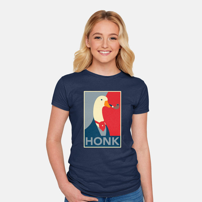 Honk 4 President-womens fitted tee-zody