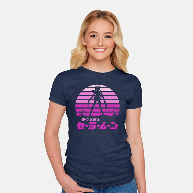 Vintage Sailor Scout-womens fitted tee-manospd