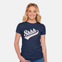 Shhh, Nobody Cares-womens fitted tee-mannypdesign