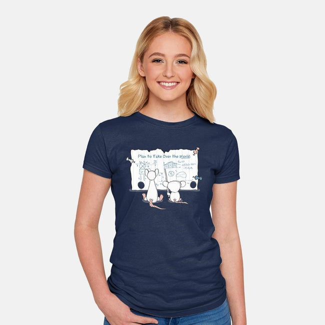 Take Over the World-womens fitted tee-thehookshot