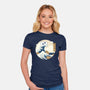 Cookiegawa Wave-womens fitted tee-glassstaff