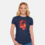 Oh No, There Goes Tokyo-womens fitted tee-cs3ink