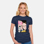 Office Club-womens fitted tee-MarianoSan