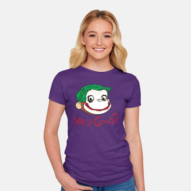 Why So Curious?-womens fitted tee-andyhunt