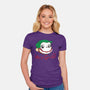 Why So Curious?-womens fitted tee-andyhunt