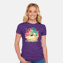 Spirited Race-womens fitted tee-El Black Bat