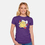 Punch-Aid-womens fitted tee-KindaCreative