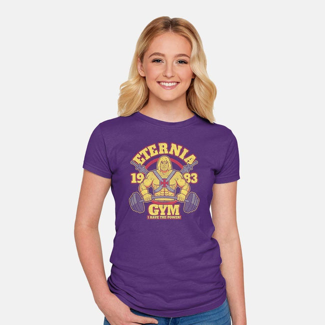 Eternia Gym-womens fitted tee-jozvoz