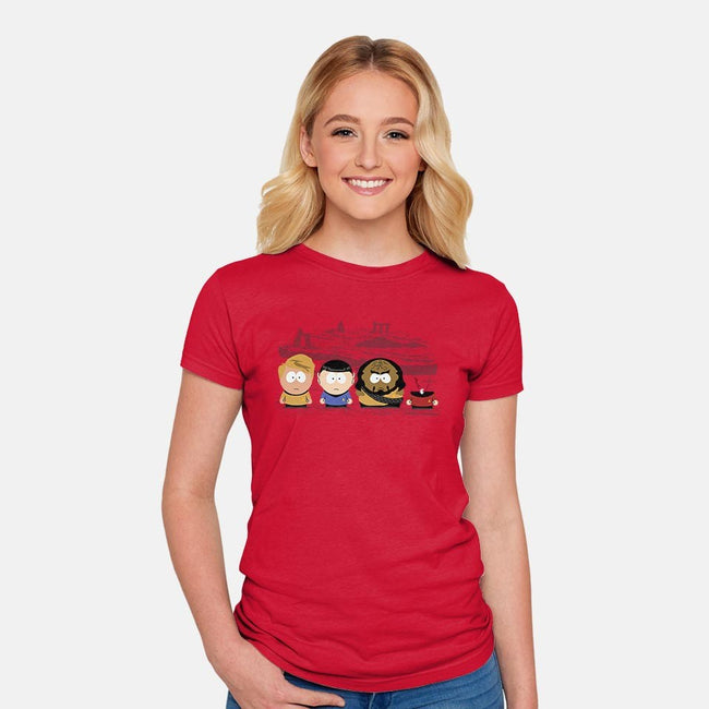 South Trek-womens fitted tee-Beware_1984